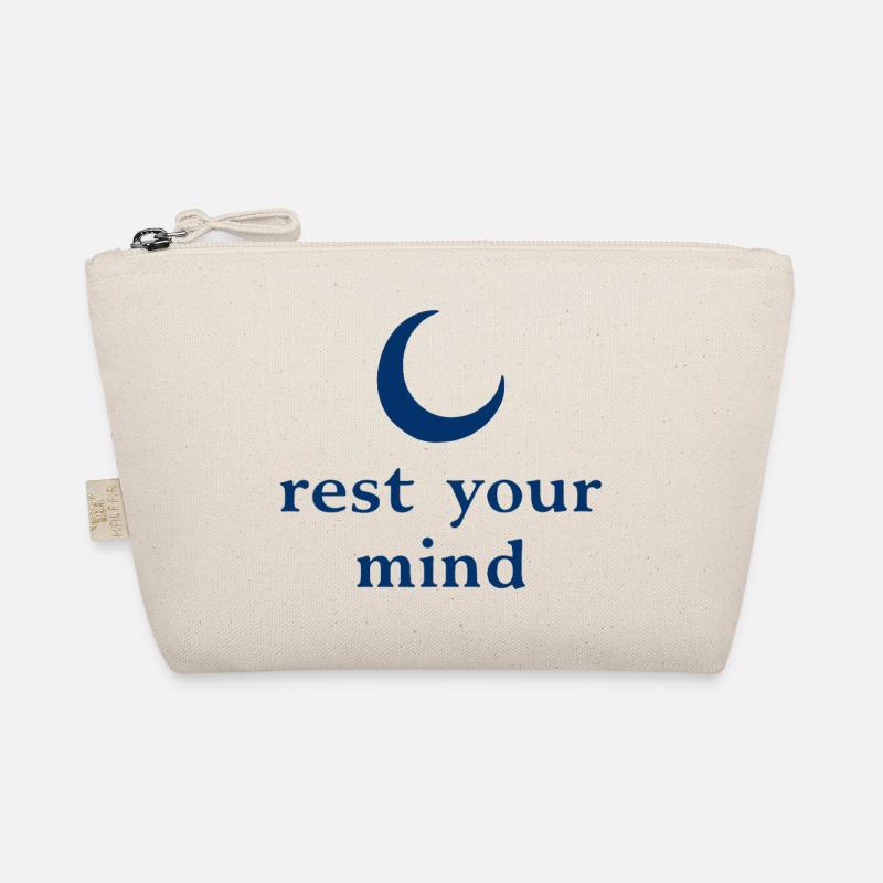Rest Your Mind Mond Achtsamkeit Statement Trousse biologique