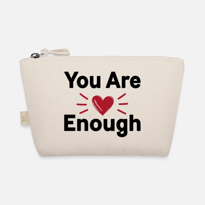 You Are Enough Selbstliebe Statement Bio-Täschchen