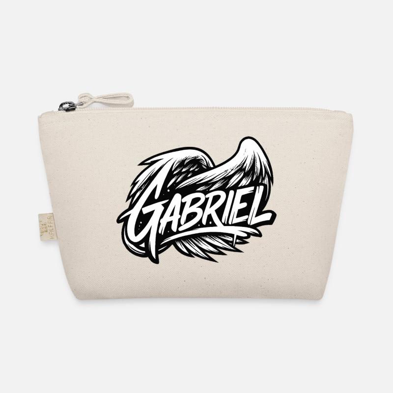 Archangel Gabriel | Simple Graffiti Style - Organic Pouch - nature