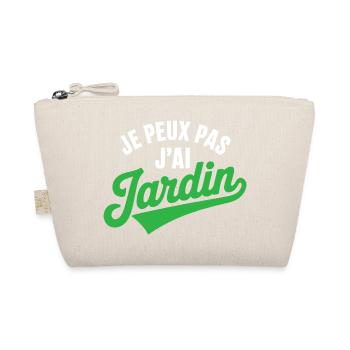 I Can't I Have Garden Humor Gardening Gardener - Organic Pouch - nature - Front