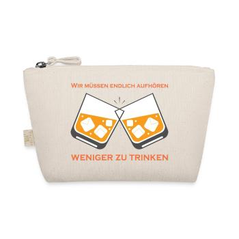 Weniger trinken: Endlich Aufhören - Bio-Täschchen - Natur - Vorne