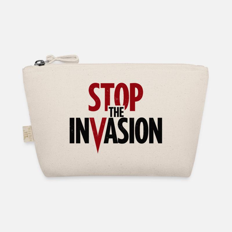 Stop The Invasion Gegen Aggression Bio-Täschchen