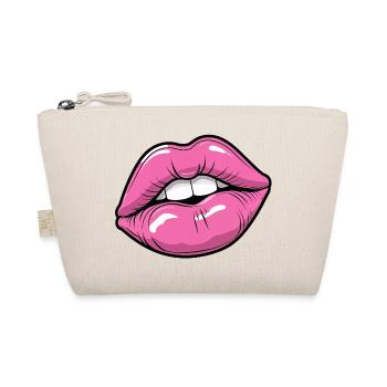 Lèvres Pop Art en Rose - Trousse biologique - nature - Devant