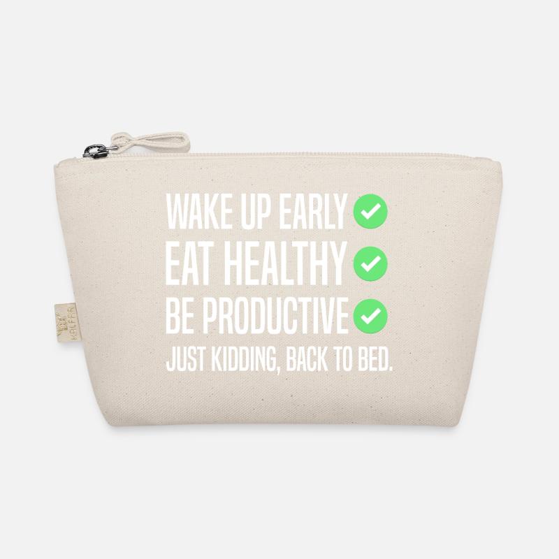 Funny New Year's Resolution Organic Pouch
