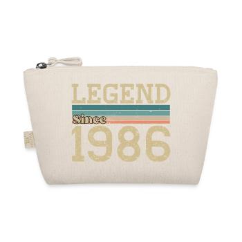 Legende seit 1986 Jubiläum 1986 Vintage - Bio-Täschchen - Natur - Vorne