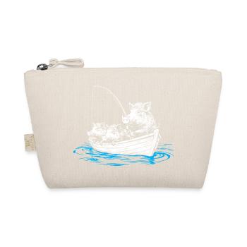 Sangliers sauvages sur poisson – illustration de sangliers sauvages dans un bateau - Trousse biologique - nature - Devant