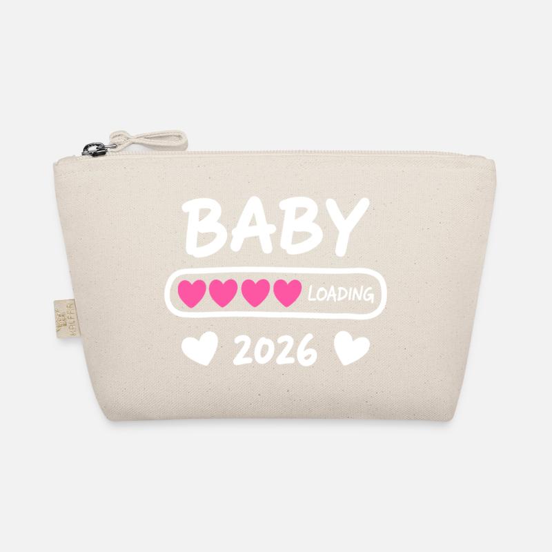 Baby Loading 2026 Schwangerschaft Eltern Bio-Täschchen