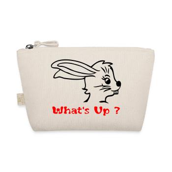 Rabbit in Easter stress - Organic Pouch - nature - Front
