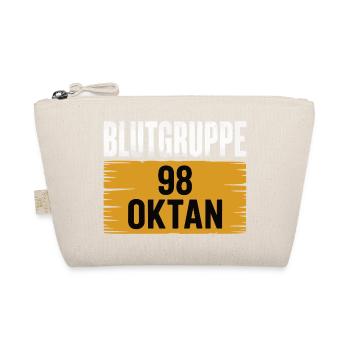 Blutgruppe 98 Oktan - Benzin Design - Bio-Täschchen - Natur - Vorne
