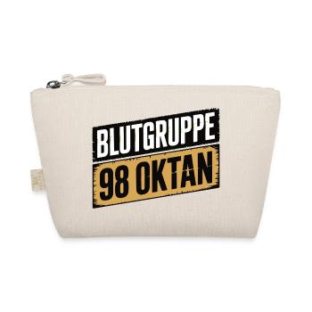 Blutgruppe 98 Oktan - Benzin Design - Bio-Täschchen - Natur - Vorne
