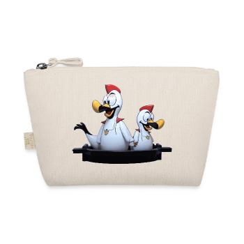 Seagull duo on jetty - Organic Pouch - nature - Front