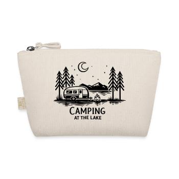 Moonlit Night Camping in the Forest - Organic Pouch - nature - Front