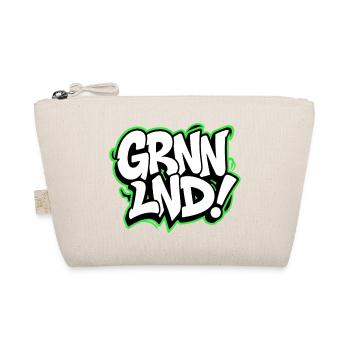 GRNNLND! Greenland Streetwear for Globetrotters - Organic Pouch - nature - Front