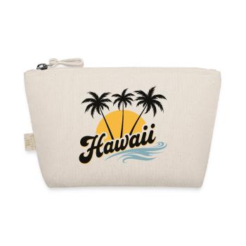 Hawaii Summer Vibes with Palm Trees and Sea - Organic Pouch - nature - Front