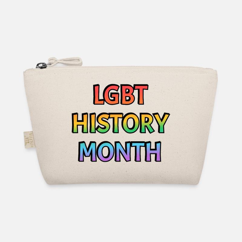 LGBT-Geschichtsmonat Regenbogentext Bio-Täschchen