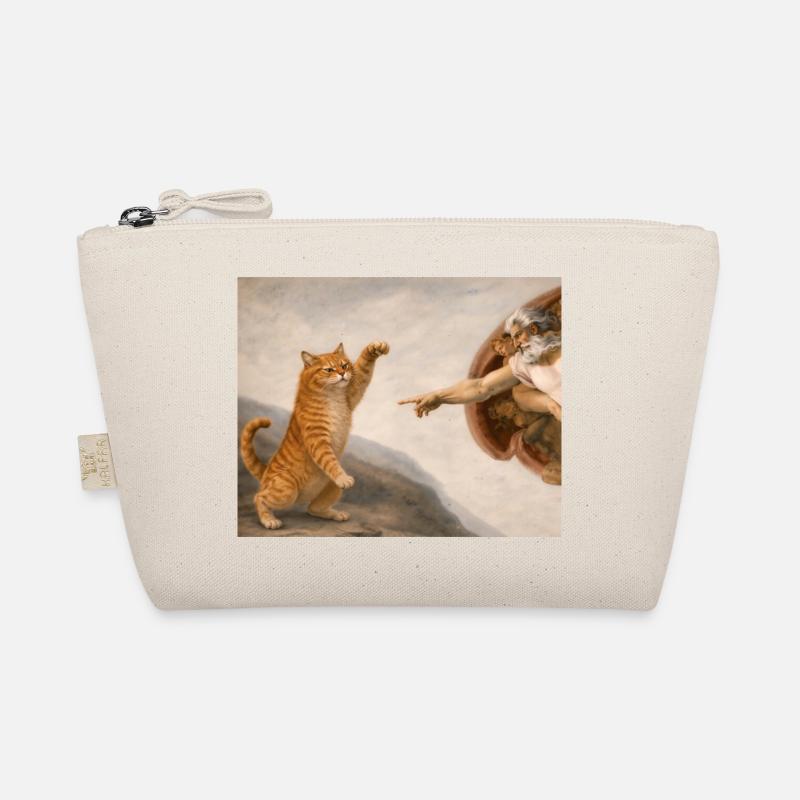 Mème de création du Dieu Chat parodie drôle de Michel-Ange Trousse biologique