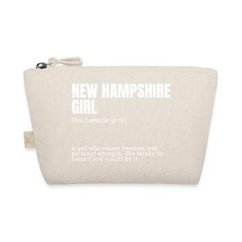 New Hampshire Girl: Freie Stärke - Bio-Täschchen - Natur - Vorne