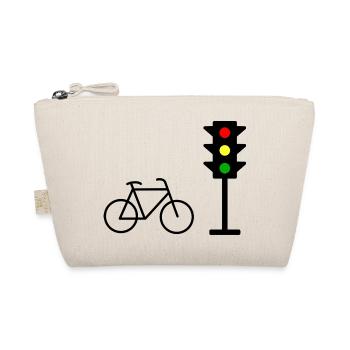 Ampelprint mit Fahrrad - Bio-Täschchen - Natur - Vorne