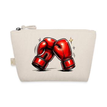 Gants de boxe rouges Puissance et dynamique - Trousse biologique - nature - Devant