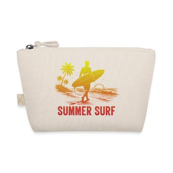Enjoy the Summer Summer Surf In Blue Paradise - Organic Pouch - nature - Front