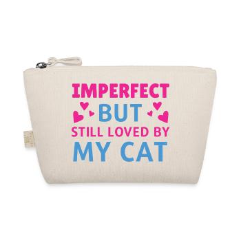 Imperfect loved by cat - Bio-Täschchen - Natur - Vorne