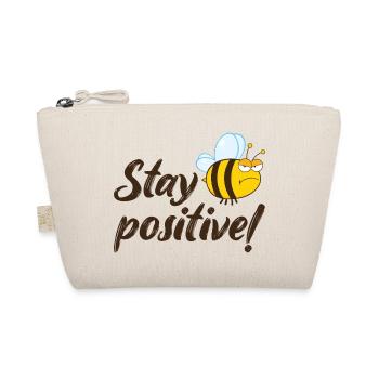 Reste positif Tenue humoristique de Grumpy Bee - Trousse biologique - nature - Devant