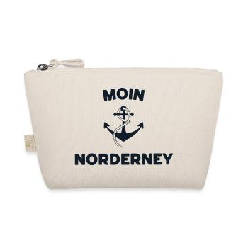 Moin Norderney – Maritimes Anker-Design - Bio-Täschchen - Natur - Vorne