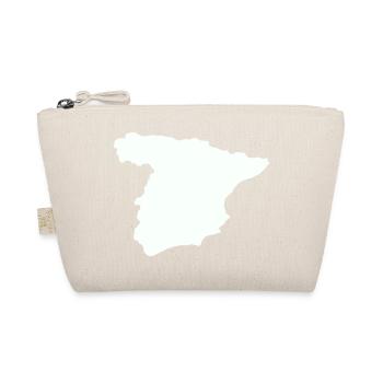 Spain Maps Silhouette Design - Organic Pouch - nature - Front