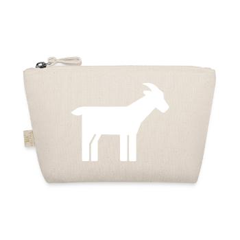 Graphisme minimaliste de silhouette de chèvre - Trousse biologique - nature - Devant