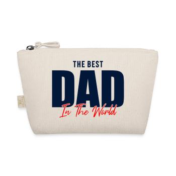 Bester Vater der Welt Geschenkhemd - Bio-Täschchen - Natur - Vorne