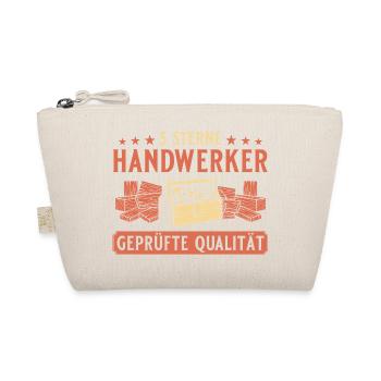 Handwerker 5 Sterne – Heimwerker Profi Qualität - Bio-Täschchen - Natur - Vorne
