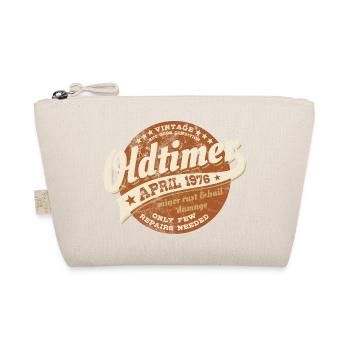 Classic Car April 1976 - Birthday - Gift - Organic Pouch - nature - Front