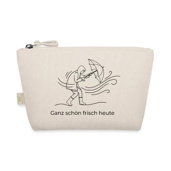Ganz schön frisch heute – Lustig Norddeutsch - Bio-Täschchen - Natur - Vorne