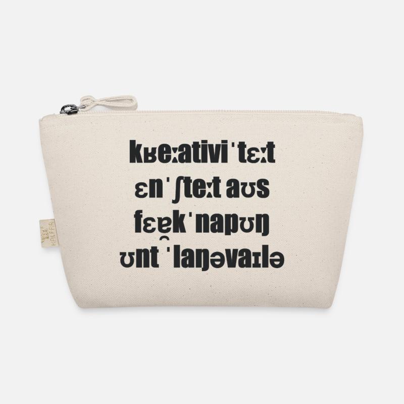 Creativity arises from scarcity and boredom Organic Pouch