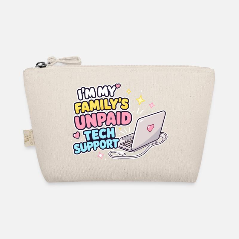 Family Tech Support Unpaid Organic Pouch