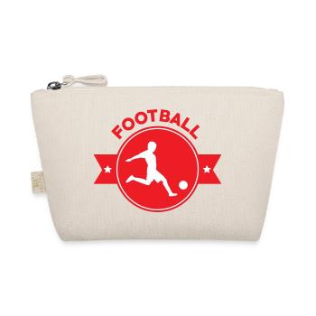 Football Goalscorer Logo: The Goleador Emblem - Organic Pouch - nature - Front