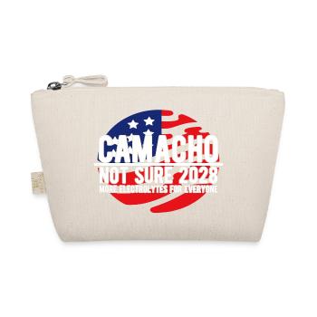Camacho 2028 Emblem Parody Funny Not Sure - Organic Pouch - nature - Front