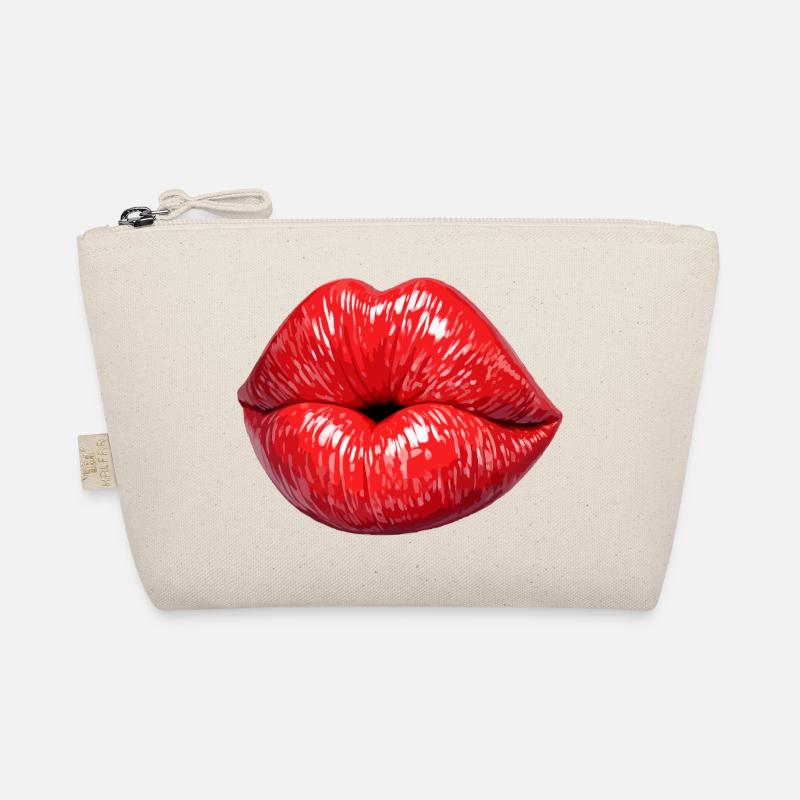 Rouge brillant embrasse les lèvres Trousse biologique