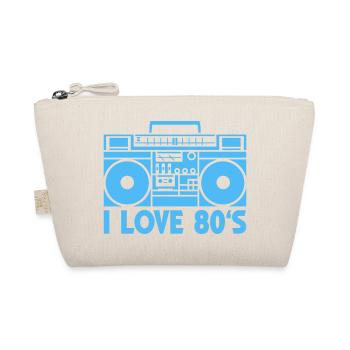 80s Boombox Statement - Organic Pouch - nature - Front