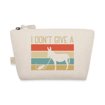I Don't Give a Hoof - Organic Pouch - nature - Front