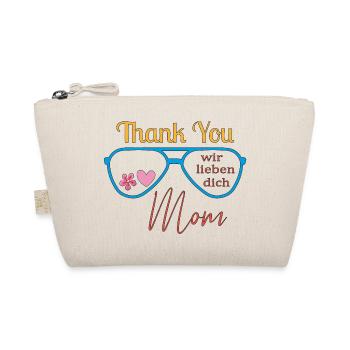Danke Mama  - Bio-Täschchen - Natur - Vorne