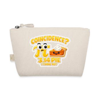 Pi Day Coincidence 3.14 Math Cake Design - Organic Pouch - nature - Front