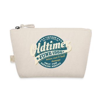 Oldtimer Juni 1986 | Geburtstag Geschenk - Bio-Täschchen - Natur - Vorne