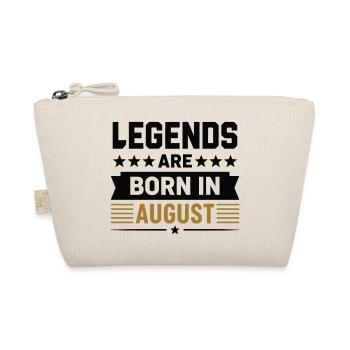 Legends Are Born In August - Bio-Täschchen - Natur - Vorne