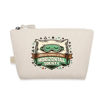 Official member of the Horizontal Society - Organic Pouch - nature - Front