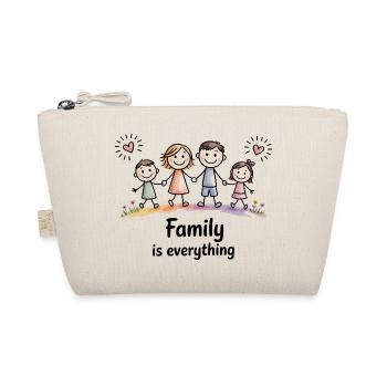 Family is everything - Organic Pouch - nature - Front