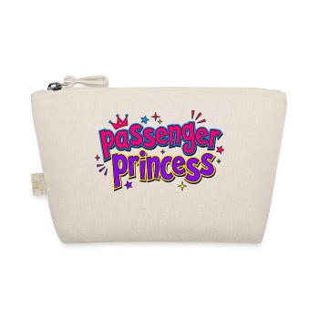 Passenger Princess Humor Sticker - Organic Pouch - nature - Front