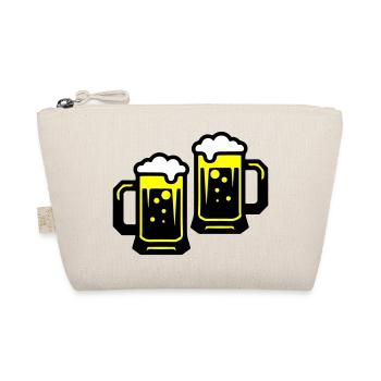 Bier Prost Symbol - Bio-Täschchen - Natur - Vorne