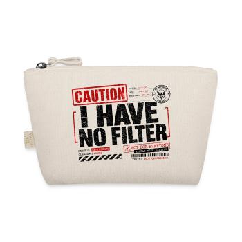 Attention : je n’ai pas de filtre sarcasme ironie humour - Trousse biologique - nature - Devant