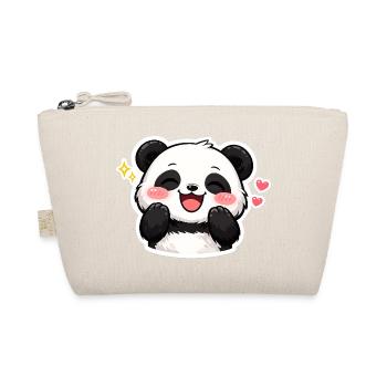 Happy Panda – Mode Amour ACTIVÉ 🐼💖 - Trousse biologique - nature - Devant